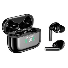 AWEI słuchawki Bluetooth 5.1 T29P TWS + stacja dokująca czarny/black