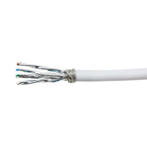 LogiLink PrimeLine - kabel - 100 metrów - biały