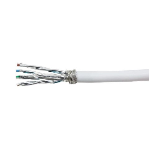 LogiLink PrimeLine - kabel - 100 metrów - biały