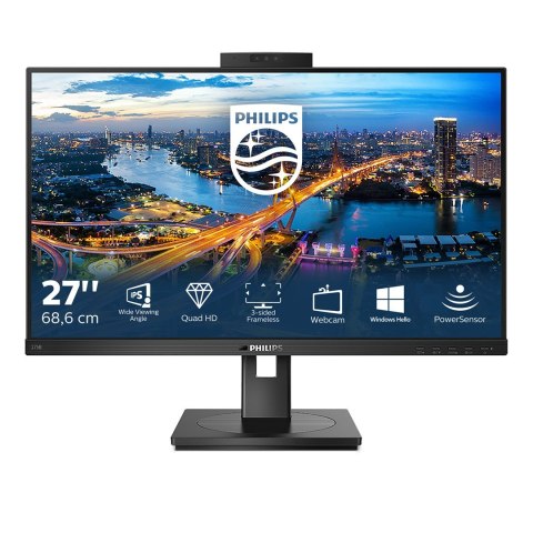 MONITOR PHILIPS LED 27" 275B1H/00 Webcam