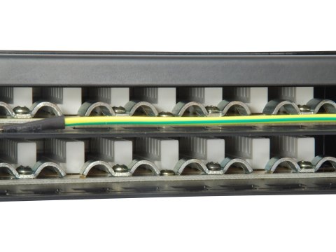 Wyposaż 19-calowy panel krosowy 48xRJ45 Cat6 FTP 1U 250MHz RAL9005