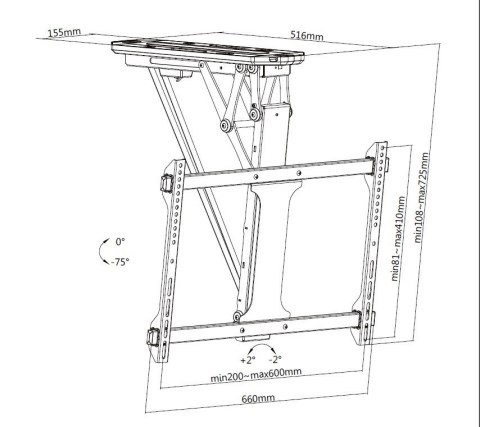 Biurko Equip model 650610 32' - 65'