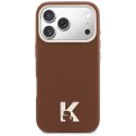 Etui Karl Lagerfeld Karl Head Logo MagSafe do iPhone 17 Pro Max brązowy