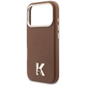 Etui Karl Lagerfeld Karl Head Logo MagSafe do iPhone 17 Pro Max brązowy