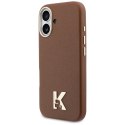 Etui Karl Lagerfeld Karl Head Logo MagSafe do iPhone 17 brązowy