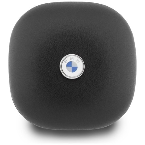 Słuchawki Bluetooth TWS BMW Leather Metal Logo ENC czarny