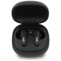 Słuchawki Bluetooth TWS BMW Leather Metal Logo ENC czarny