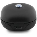Słuchawki Bluetooth TWS BMW Leather Metal Logo ENC czarny