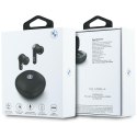 Słuchawki Bluetooth TWS BMW Leather Metal Logo ENC czarny