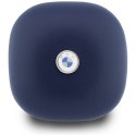 Słuchawki Bluetooth TWS BMW Leather Metal Logo ENC granatowy
