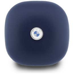 Słuchawki Bluetooth TWS BMW Leather Metal Logo ENC granatowy