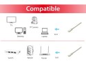 Kabel krosowy Equip Cat6A 5 szt S/FTP 2xRJ45 5,00m szary platynowy