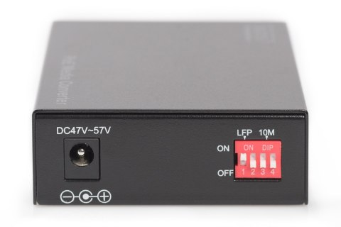 Konwerter mediów Gigabit PoE RJ45 / SC, MM, PSE