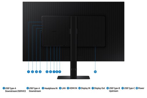 MONITOR SAMSUNG LED S60UD 32" LS32D600UAUXEN 100Hz