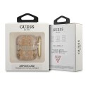 Guess GUA2HHFLD AirPods cover złoty/gold Paisley Strap Collection