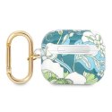 Guess GUA3HHFLN AirPods 3 cover zielony/green Flower Strap Collection