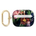 Guess GUAPHHFLB AirPods Pro cover niebieski/blue Flower Strap Collection