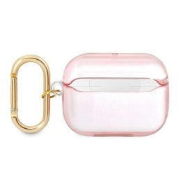 Guess GUAPHHTSP AirPods Pro cover różowy/pink Strap Collection