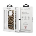 Guess GUHCP13LHSLEOW iPhone 13 Pro / 13 6,1" brązowy/brown hardcase Leopard