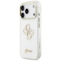 Etui Guess IML 4G Script Metal do iPhone 17 Pro Max biały
