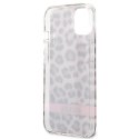Guess GUHCP13SHSLEOP iPhone 13 mini 5,4" różowy/pink hardcase Leopard