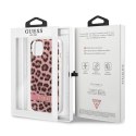 Guess GUHCP13SHSLEOP iPhone 13 mini 5,4" różowy/pink hardcase Leopard