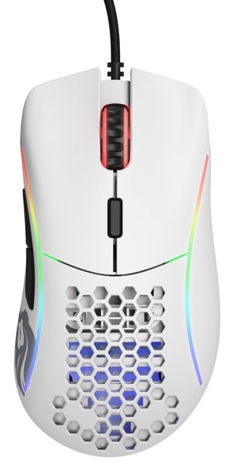 GLORIOUS MYSZ PC RACE MODEL D GAMING WHITE MATOWA