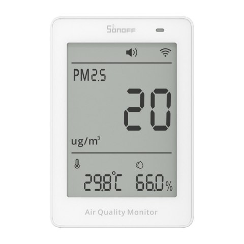 Miernik jakości powietrza WiFi LCD Sonoff AirGuard PM2.5 SAWF-07P