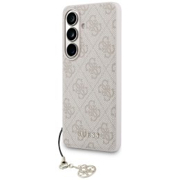 Etui Guess 4G Classic Logo Charm MagSafe do Samsung Galaxy S26 różowy