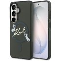 Etui Karl Lagerfeld IML KC Script MagSafe do Samsung Galaxy S26 Plus czarny
