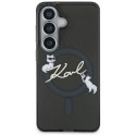 Etui Karl Lagerfeld IML KC Script MagSafe do Samsung Galaxy S26 Plus czarny