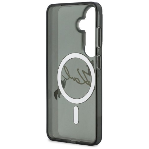 Etui Karl Lagerfeld IML KC Script MagSafe do Samsung Galaxy S26 Plus czarny
