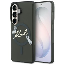 Etui Karl Lagerfeld IML KC Script MagSafe do Samsung Galaxy S26 czarny