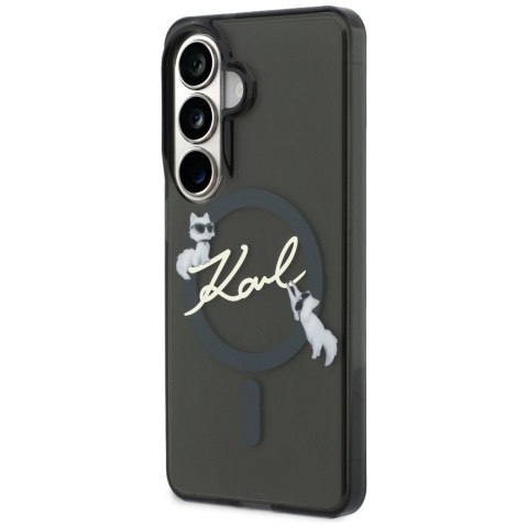 Etui Karl Lagerfeld IML KC Script MagSafe do Samsung Galaxy S26 czarny