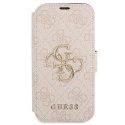 Guess GUBKP13L4GMGPI iPhone 13 Pro / 13 6,1" różowy/pink book 4G Big Metal Logo