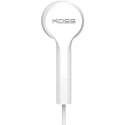 Koss | KEB9iW | Headphones | Wired | In-ear | Microphone | White