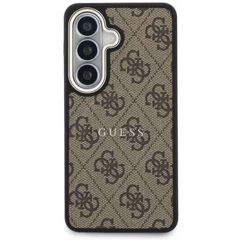 Etui Guess 4G Embossed Ring MagSafe do Samsung Galaxy S26 Plus brązowy