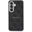 Etui Guess 4G Embossed Ring MagSafe do Samsung Galaxy S26 Plus czarny