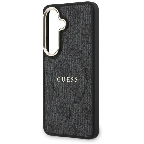 Etui Guess 4G Embossed Ring MagSafe do Samsung Galaxy S26 Plus czarny