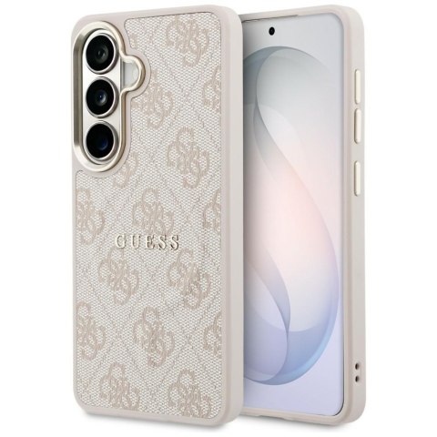 Etui Guess 4G Embossed Ring MagSafe do Samsung Galaxy S26 Plus różowy