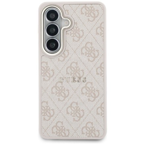 Etui Guess 4G Embossed Ring MagSafe do Samsung Galaxy S26 Plus różowy
