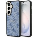 Etui Guess 4G Embossed Ring MagSafe do Samsung Galaxy S26 niebieski