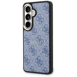 Etui Guess 4G Embossed Ring MagSafe do Samsung Galaxy S26 niebieski