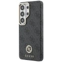 Etui Guess 4G Rhinestone Round Logo MagSafe do Samsung Galaxy S26 Ultra czarny