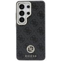Etui Guess 4G Rhinestone Round Logo MagSafe do Samsung Galaxy S26 Ultra czarny