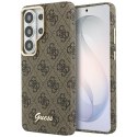 Etui Guess 4G Script MagSafe do Samsung Galaxy S26 Ultra brązowy