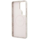 Etui Guess 4G Script MagSafe do Samsung Galaxy S26 Ultra różowy