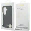 Etui Guess Perforated Logo MagSafe do Samsung Galaxy S26 czarny