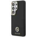 Etui Guess Rhinestone Round Logo MagSafe do Samsung Galaxy S26 Ultra czarny
