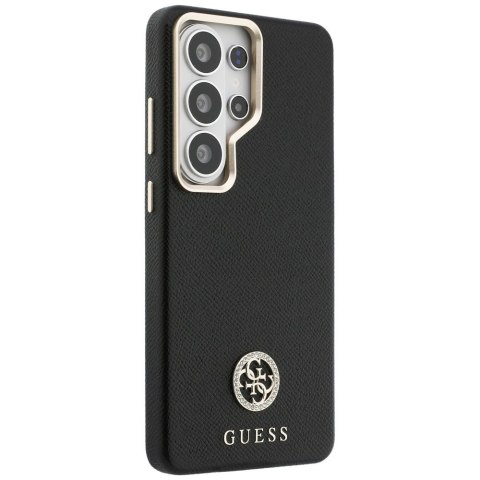 Etui Guess Rhinestone Round Logo MagSafe do Samsung Galaxy S26 Ultra czarny